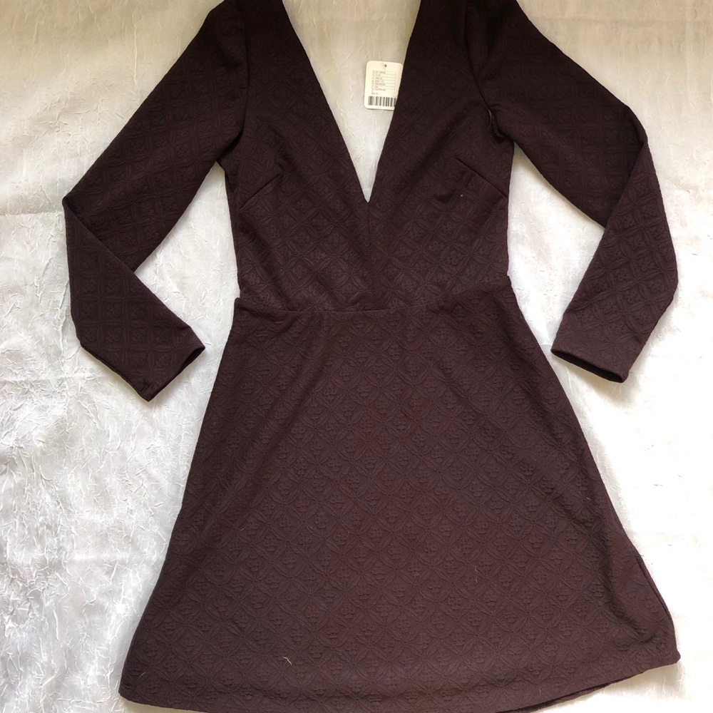 NWT Urban Outfitters Low Cut Purple Dress
